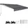 Tectake Gelenkarmmarkise Ornella 300 cm dunkelgrau