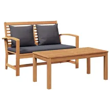 vidaXL Gartenbank 110 x 64 x 76,5 cm Braun