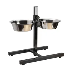 Schalen auf verstellbarem Ständer 2 x 2.8L Durchmesser 24cm