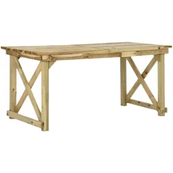 Gartentisch 160x79x75 cm Holz