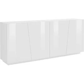 Home Affaire Vega 200 x 86 x 43 cm Weiß hochglanz
