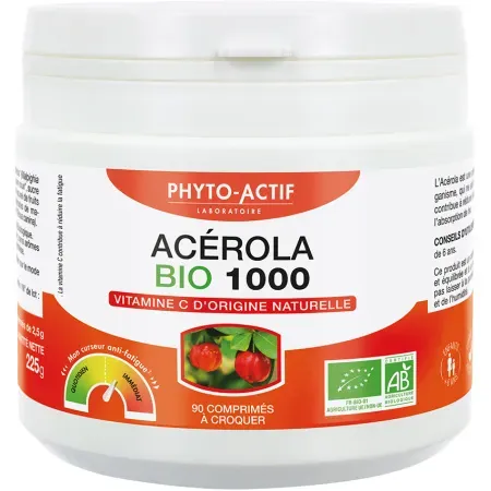Phyto-Actif Acerola Bio 1000 90 Tabletten