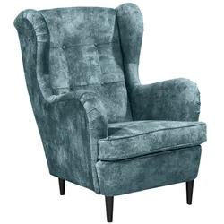 ED Lifestyle Oskar 3 Sessel Holzwerkstoff/Nosag Schaumstoff - Braun