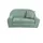 FORTISLINE Kindersofa Fortisline 78 x 45 x 40 cm Textil grün