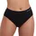 Bamboo basics Damen Slips, 3er Pack - BELLE seamless full briefs, Jersey, Logo Schwarz L