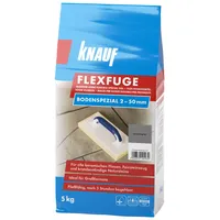 Knauf Fugenmörtel Fugenfüller Flexfuge Bodenspezial zementgrau 5 kg