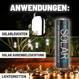 Absina Solar Akku AA 800 mAh 4 St.