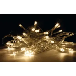 Lex 10er Lichterkette LED Batteriebtrieben Dekolicht Weihnachtslichterkette warmweiß : 10 LED 1,2 Meter