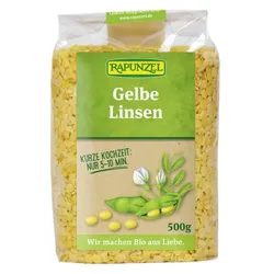 Rapunzel Linsen gelb bio