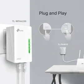 TP-Link Powerline KIT (600 Mbit/s), Powerline, Weiss