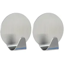 Wenko Handtuchhaken 2er Set Schwarz
