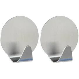 Wenko Handtuchhaken 2er Set Schwarz