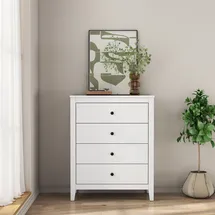 OTTO home Borkum Sideboard 80 x 100 x 40 cm Weiß