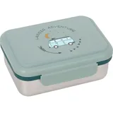 Lässig Kinder Brotdose Edelstahl Lunchbox Frühstücksbox nachhaltig Kindergarten Schule/Adventure Bus