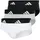 Slip Active Flex Cotton Schwarz/Weiß/Grau L 3er Pack