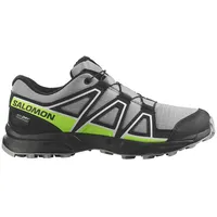 Salomon Speedcross Kinder Waterproof Grau / Grün / Schwarz 39