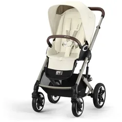 Cybex Talos S Lux - Kinderwagen, Cybex Kinderwagen Gestell: Taupe, Farbe: Stormy Blue