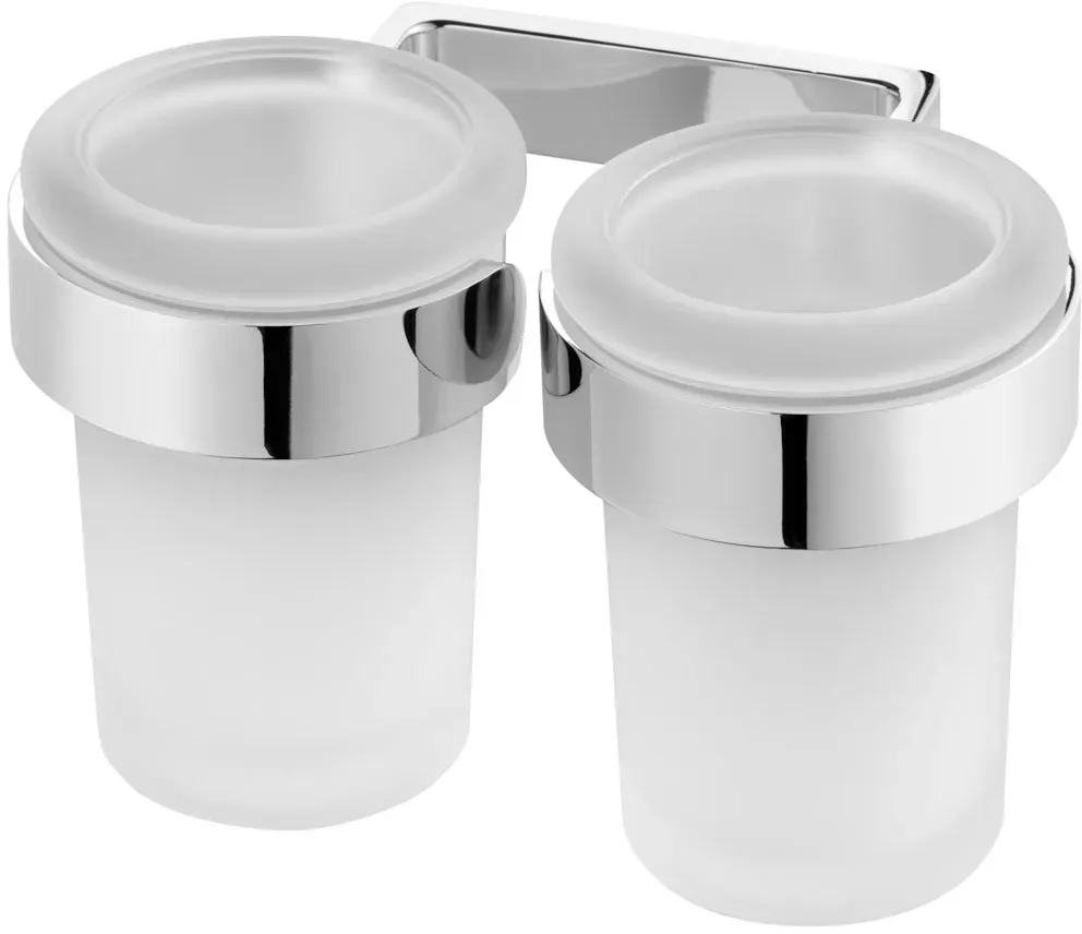 Neuesbad Natura Doppelbecherhalter chrom 04310
