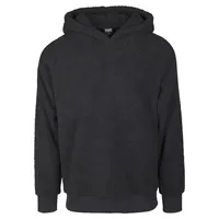 URBAN CLASSICS Sherpa Sweatshirt Black L