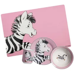 Ritzenhoff & Breker HAPPY ZOO Kindergeschirr + Tischmatte - Zebra