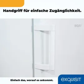 Exquisit KS16-4-H-010E Kühlschrank (120 l, 850 mm hoch, Weiß)