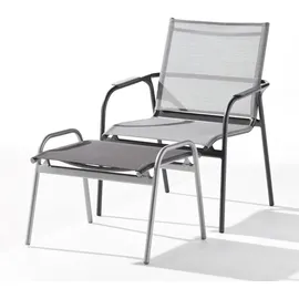 Sieger Sirio Loungesessel 70 x 120 x 84 cm eisengrau