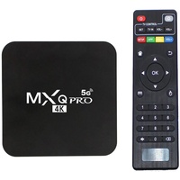 MXQ Pro 5G 4K Android TV 13.1 Box RAM 1GB ROM 8GB Android Smart Box H.265 HD 3D Dual Band 2.4G 5G WiFi Quad Core Home Media Player