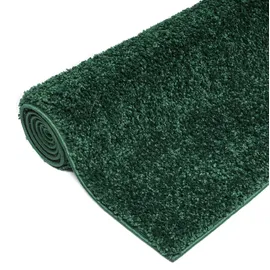 Bruno Banani Hochflor-Teppich BRUNO BANANI "Shaggy Soft" Gr. 6, grün (dunkelgrün), B:200cm H:30mm L:290cm, Kunstfaser, Teppiche, gewebt, Uni Farben, besonders weich und kuschelig, Kundenliebling