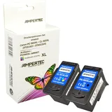Ampertec PG-560XL schwarz + CL-561XL CMY