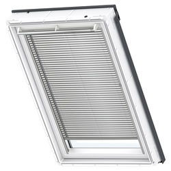VELUX Jalousette manuell Uni Silber 7057, 94x98 cm (PK04), GGU,Manuell,VELUX,weiße Schiene
