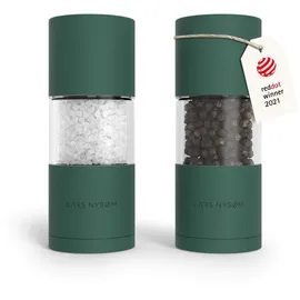 LARS NYSØM Gewürzmühle Set 2-teilig Grün