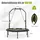 Costway Mini Trampolin 101 cm Grün