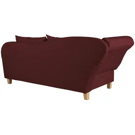 Max Winzer Recamiere mit Armteil links klappbar Selma - rot