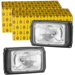 2x Hella Halogen Scheinwerfer 12v 24v Scheinwerfer Satz 1ag 003 434-251: Hauptscheinwerfer Man: 2812510162271 Man: 81251016227 Man: Zf251016227 Hella:
