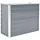 furnicato Garten-Hochbeet Verzinkter Stahl 100 x 40 x 77 cm Grau