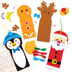 Lesezeichen-Bastelsets "Weihnachten"  (pro Set 6) Bastelaktivitäten zu Weihnachten