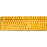 Ducky One 3 Yellow Gaming RGB LED - MX-Red US Tastatur USB US Englisch Gelb