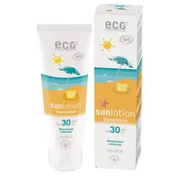 eco cosmetics Sonnenlotion Neutral LSF 30 ohne Parfum 125 ml