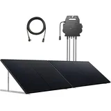 Anker SOLIX Balkonsolarsystem mit Halterungen (820W), 23% Effizienz, Gratis OTA Upgrade auf 800W, Mit WLAN