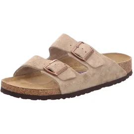 Birkenstock Arizona Soft Footbed Suede Leather Sandalen - Taupe - 50