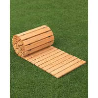Vevor Rollweg Gartenweg Ausrollbarer Holzweg, Gartentritt, Trittplatten 368x43cm