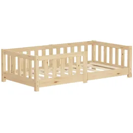 ML-Design Kinderbett 70 x 140 cm Kiefer naturbelassen