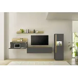 INOSIGN Büromöbel-Set »CiTY/GiRON«, (Set, 4 tlg.), Home Office, grau