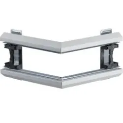Hager BKIS121303E9016 Außeneck Stahl BKIS 12, 5x130 OT 80 vweiß