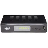 DIGIQuest Twin Tuner Rec Digitaler terrestrischer Receiver, DVB-T2, Full HD, Small Edition, Videorekorder, Schwarz