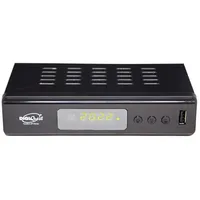 DIGIQuest Twin Tuner Rec Digitaler terrestrischer Receiver, DVB-T2, Full HD, Small Edition, Videorekorder, Schwarz