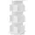 ML-Design Kinderbücherregal drehbar 40 x 94 x 40 cm Holzwerkstoff weiß