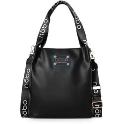 NOBO Schultertasche THANATOS schwarz Schwarz Damen 