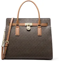 Michael Kors LG Satchel Shopper Baumwolle/Synthetik Brown