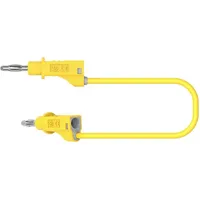 ELECTRO PJP 2117-CD1-100J Messleitung Bananenstecker Bananenstecker 1.00 m Gelb